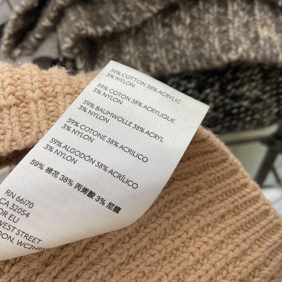 Urban Outfitters Cotton blend Top Women's M Beige V-neck Oversized Boho Beachy - Picture 6 of 11